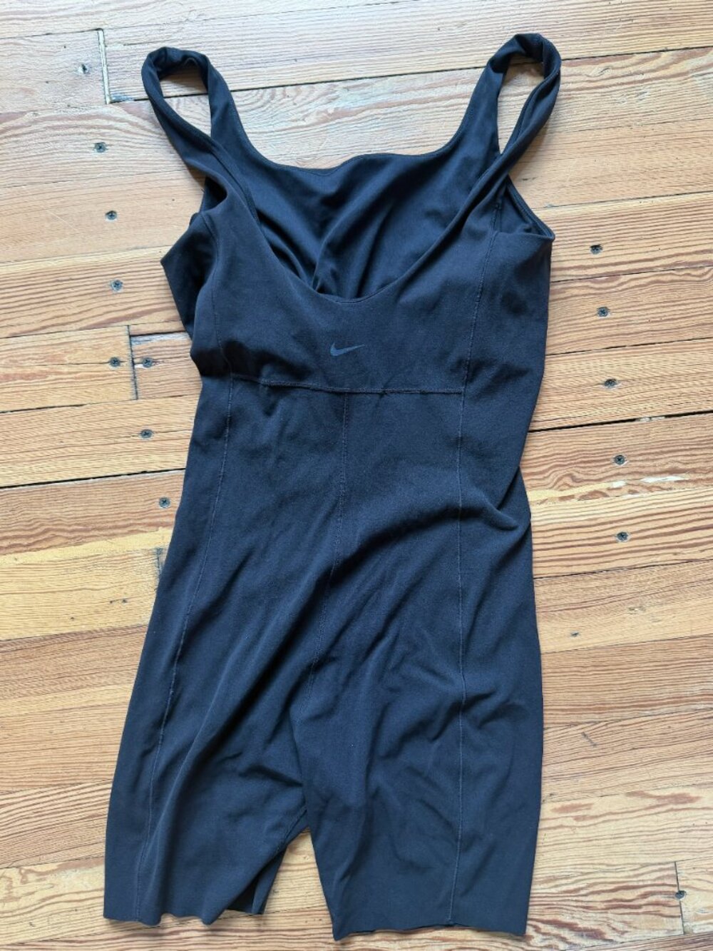 Nike Dri-FIT Black Biker Short Romper Unitard S